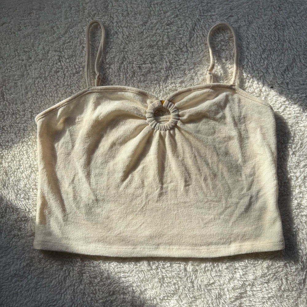 American Eagle Cream Women's Top